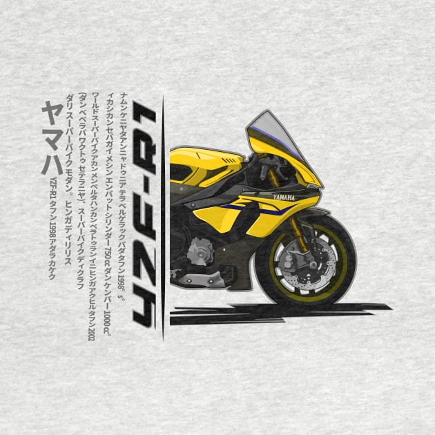 illustration yamaha r1 by move it